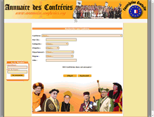 Tablet Screenshot of confreries.org